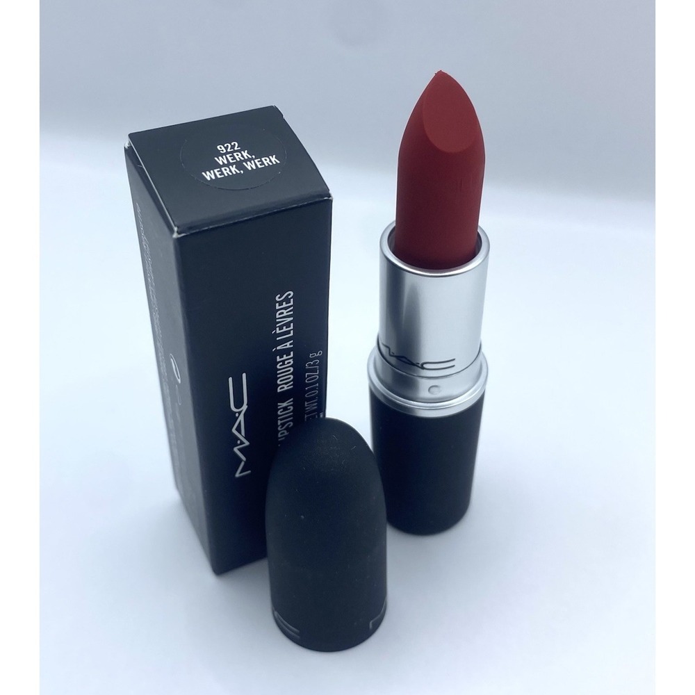 MAC Powder Kiss Lipstick - Werk, Werk, Werk 922 - Full Size 0.1 Oz NIB‎